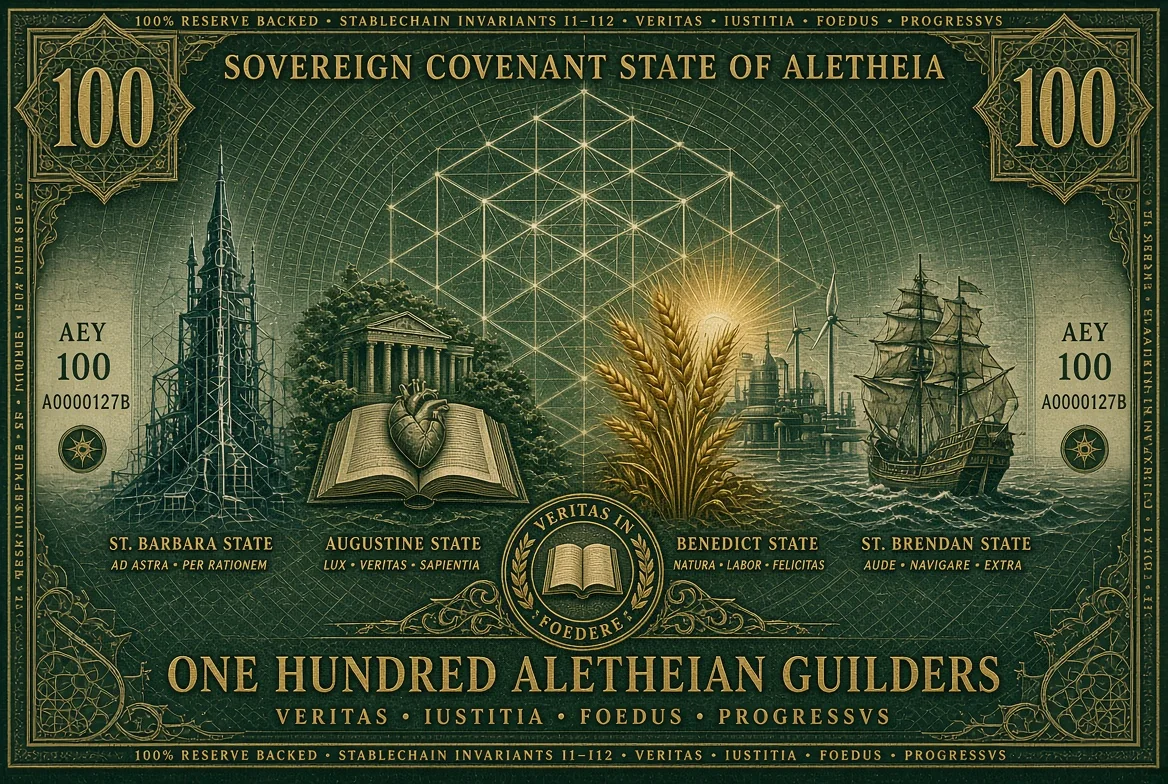 One Hundred Aletheian Guilders — Back Side